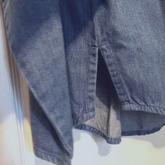 Nomadic Traders Fresco-Women's-Jean/Denim Embroidered Aztec Beads/Jems on Back - Picture 2 of 15